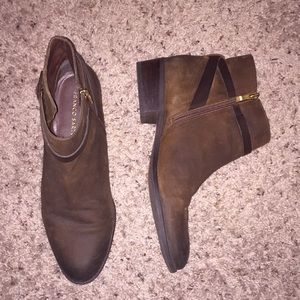 Brown Suede Ankle Boots